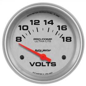Ultra-Lite® Electric Voltmeter Gauge 4491